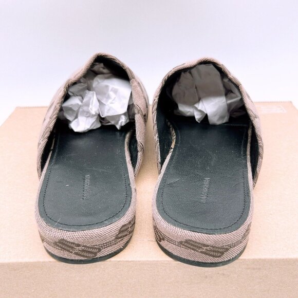 Balenciaga Monogram Men's Brown Cosy Logo Jacquard Mule Slipper EU 43 US 11 $925 - Picture 7 of 11